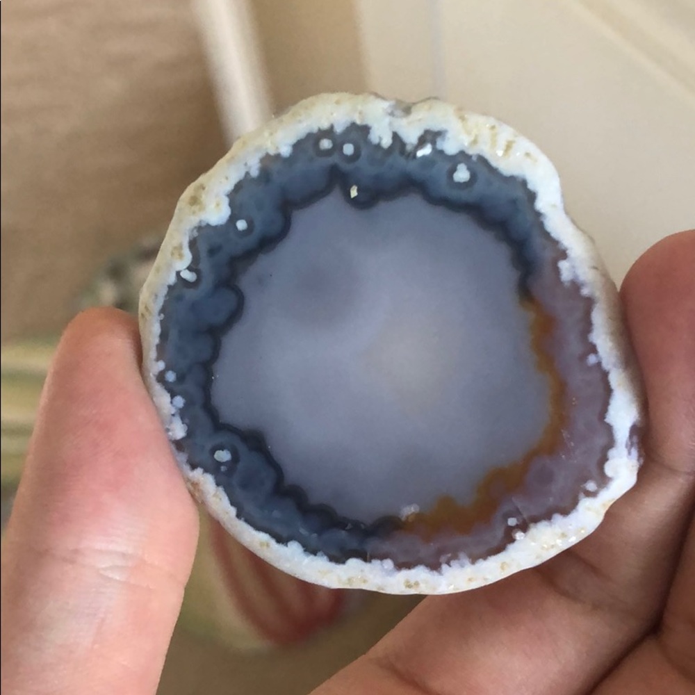 Agate phone grip